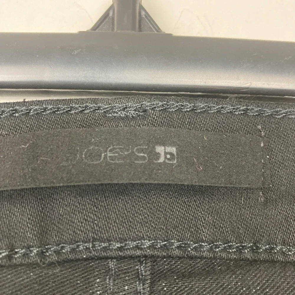 Joe's Jeans The Charlie High Rise Skinny‎ Ankle Black Coated Jeans Size 29